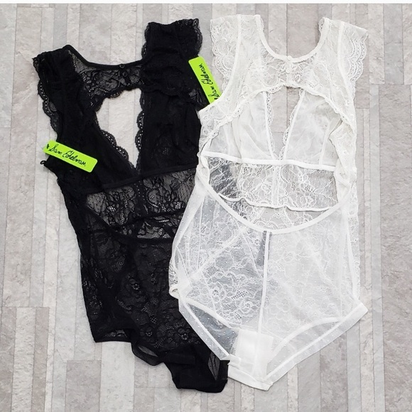 Sam Edelman: Lace Lingerie Bodysuit - Picture 6 of 8
